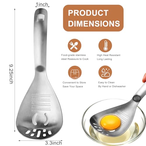 SQKM 5-in-1 Multifunctional Cooking Spoon - Stainless Steel Kitchen Tool