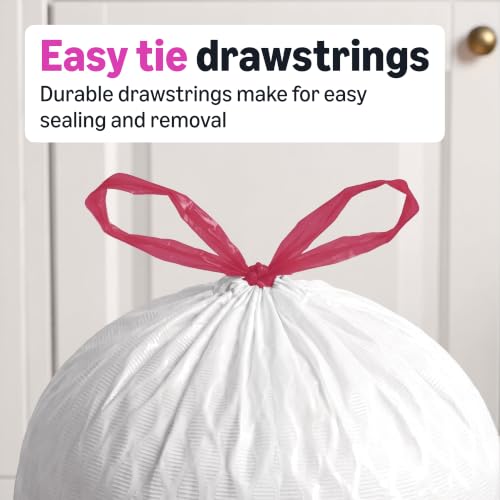Amazon Basics 13-Gallon Tall Kitchen Trash Bags, Tropical Scent, 40 Count