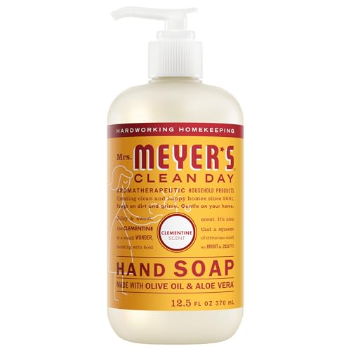 Mrs. Meyer's Clean Day Liquid Hand Soap, Clementine Scent, 12.5 Fl Oz