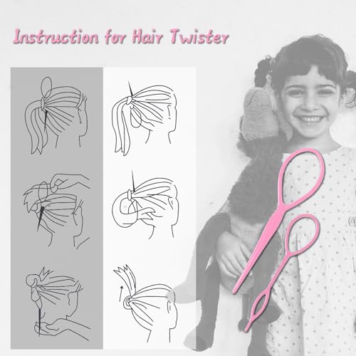 Chocolate Disposable Mini Hair Elastics - Soft, Stretchy Hair Ties (1000 Pack)