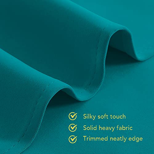 NICETOWN Blackout Curtains 70x108 Inches - Peacock Teal, 2 Panels