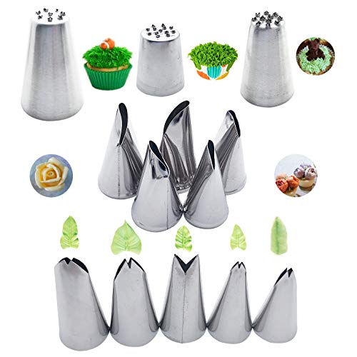 Markeny 13-Piece Piping Tips Set for Cake Decorating