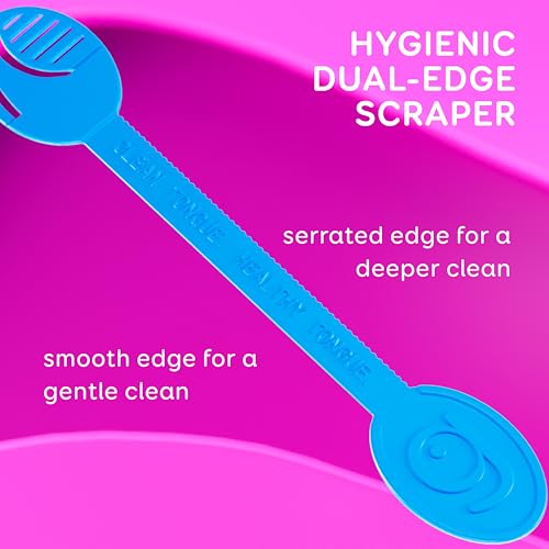 Grin Disposable Tongue Cleaner Straps 48 Count with Toothpick