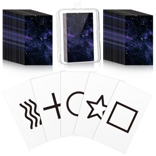 Ctosree Classic ESP Testing Cards - 50 Pcs Intuition Cards
