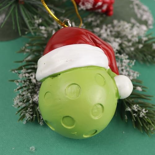 Pickleball Christmas Ornament - Festive 2.5 Inch Holiday Decor