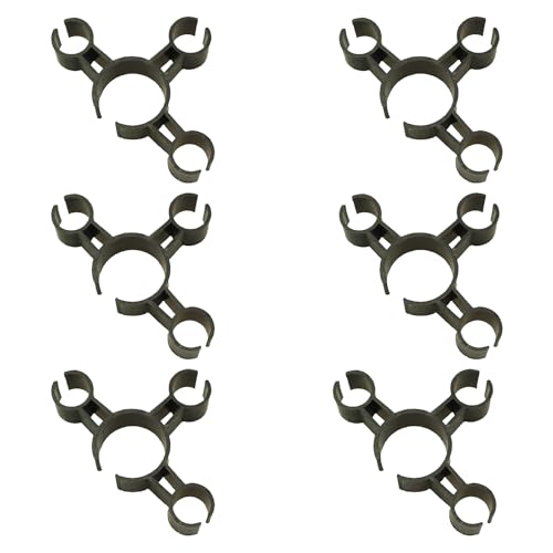 6PCS Champagne Candle Holder Clips - Triple Sparkler Holders