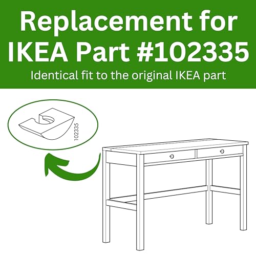 Crescent Nut Replacement for IKEA HEMNES Bed Frame - Pack of 4