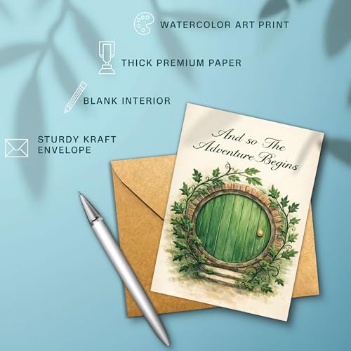 Wedding Congratulations Card - And So The Adventure Begins