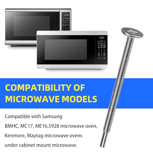 Samsung Microwave Mounting Bolts - Under Cabinet Flat Bolts Replacement Kit