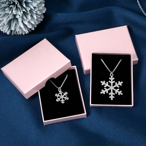 DIVINA VITAE Small Pink Jewelry Gift Boxes with Lids - 2 Pack