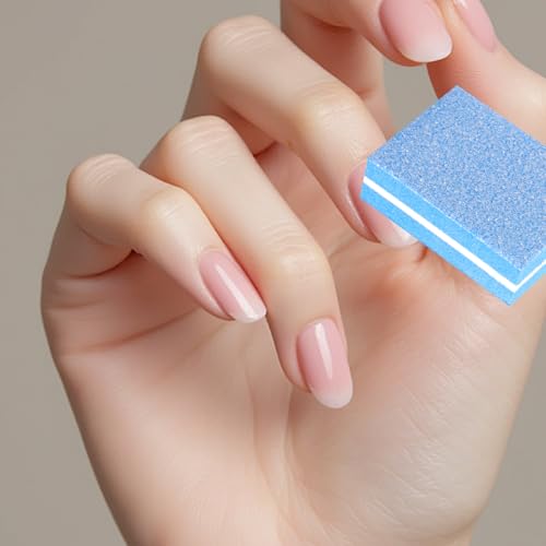 Caiqicome 50-Pack Nail Buffer Blocks 100/180 Grit for Acrylic and Natural Nails