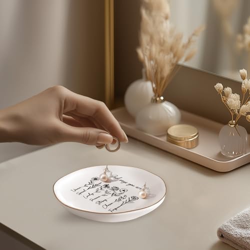 Inspirational Heptagon Ring Tray - Confirmation Gifts for Teen Girls