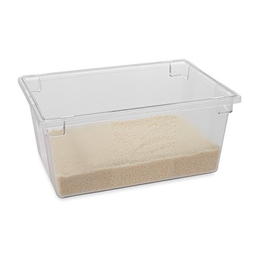 Rubbermaid Commercial 16.5 Gallon Polycarbonate Food Storage Tote, Clear