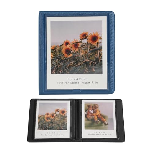 GOLDBARLEY Small Polaroid Photo Album - 32 Pockets - Marine Blue