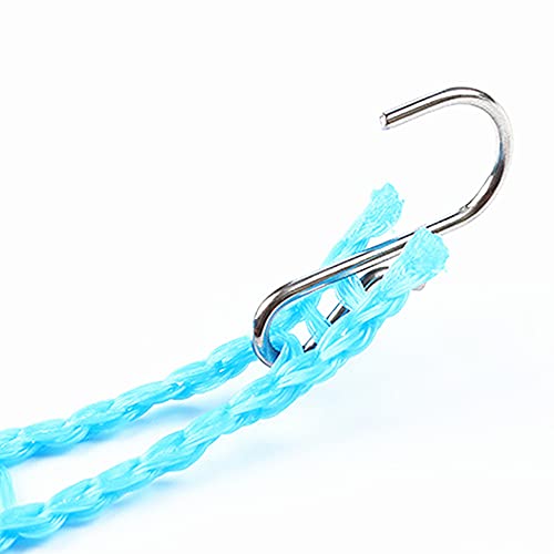 ALINNA Windproof Nylon Clothesline - 3 Pack, Adjustable & Portable for Indoor/Outdoor Use