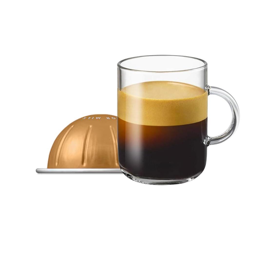 Bianco Doppio Double Espresso Coffee Pods - Rich Flavor, 10 Count Pack