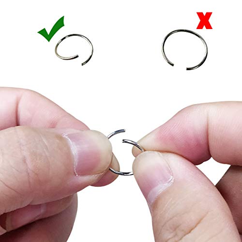 Metal Hair Braid Rings & Hoops for Dreadlocks (200 Pack, Gold & Silver)