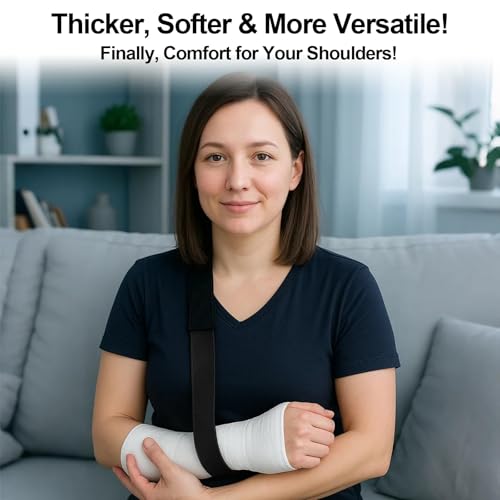 2 Pack Strap Cushion for Arm Sling Soft Padded Sling Shoulder Support for Injury Recovery,Wrist Injury Support Strap Pad to Release Stress,Neck & Shoulder Pain Relief