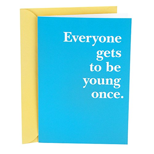 Hallmark Shoebox Funny Birthday Card - Everyone Gets to Be Young Once