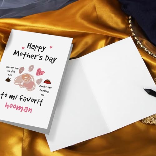Funny Mother's Day Card for Dog Mom - Cute & Heartfelt