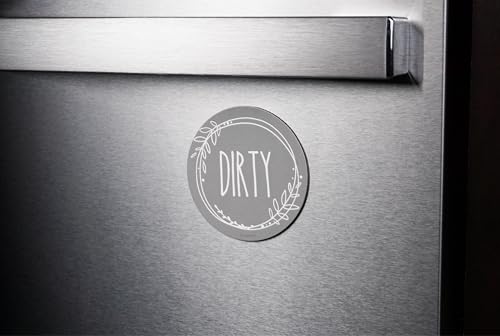 SimplyNeat Clean Dirty Dishwasher Magnet - Double-Sided 3.5" Indicator