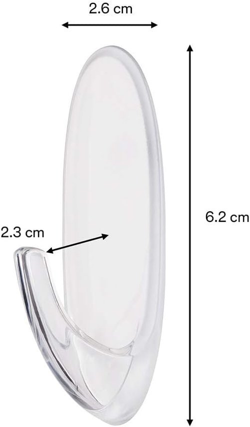 Command Outdoor Window Hooks - Durable Hold for 2 lbs | Medium Size (17091CLR-AWES)