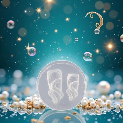 Silicone Nail Carving Molds - 2Pcs Dragon & Snake Nail Stamping Plates