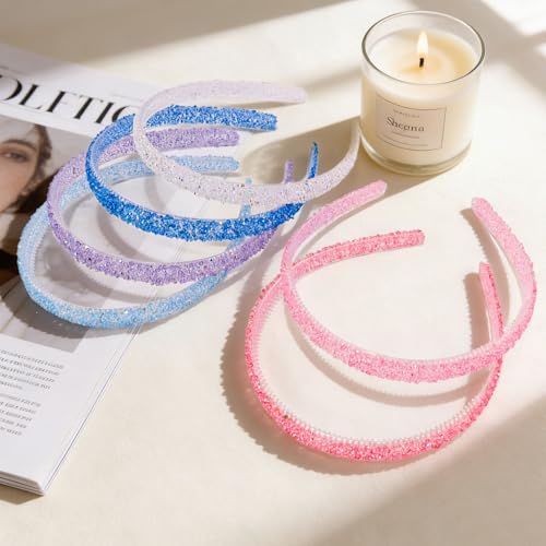 CUBACO Glitter Headband for Women and Girls - Sparkle Hair Band with Teeth