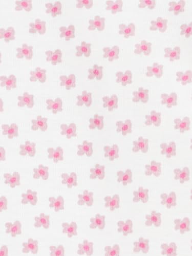 Simple Joys by Carter's Girl 3-pack Cotton Sleeper Gown, Mauve Floral Blue, NB