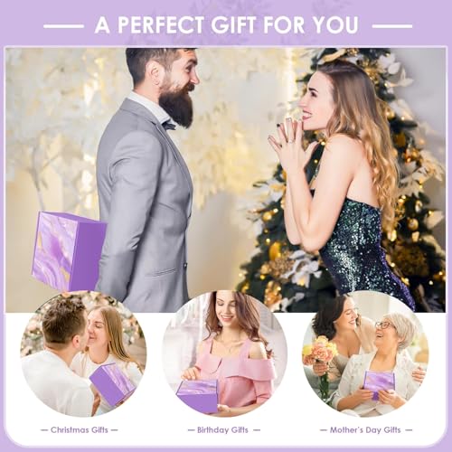 Lavender Christmas Gift Basket for Women - Unique Birthday & Holiday Presents for Her