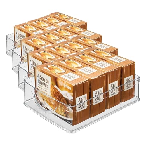 iDesign Stackable Pantry Bin with Handles - Clear, Pack of 4
