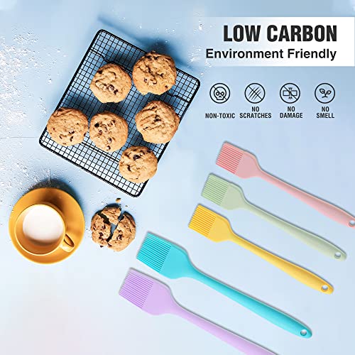 Silicone Basting Brush Set - Food Grade, Heat Resistant, 5 Colors