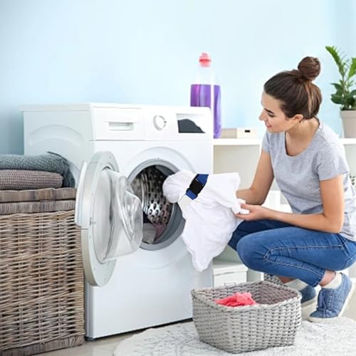 Multicolor Nylon Laundry Strap with Writable Label & Quick Release Buckle