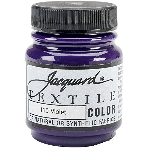 Jacquard Violet Permanent Fabric Paint - 2.25 Oz for Clothes & Upholstery