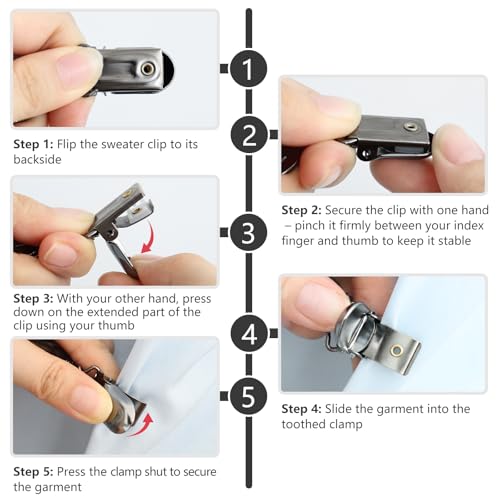 Adjustable Waist Cincher Clips for Loose Dresses & Shirts - 2 PCS