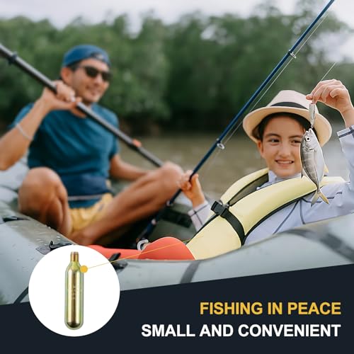24 Gram CO2 Cartridge Life Jacket Rearming Kit, Auto/Manual PFD, Metal Cartridge for Life Jacket CO2 Cartridges.
