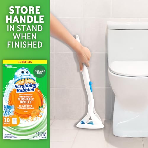 Scrubbing Bubbles Flushable Toilet Bowl Cleaner Refills - 10 Count Citrus Scent