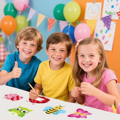 48PCS Kids Valentine's Day Cards with Envelopes & Stickers - Animal Designs