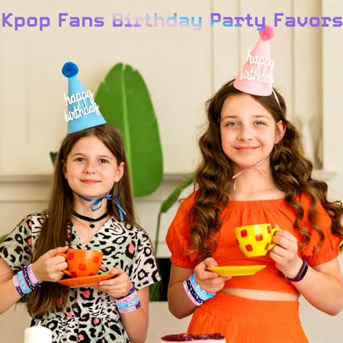 24 Pcs Kpop Silicone Wristbands | Lightning Pattern Party Favors