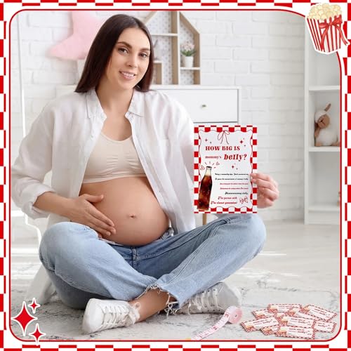 She's Ready to Pop Baby Shower Belly Measurement Game - 54 Piece Set