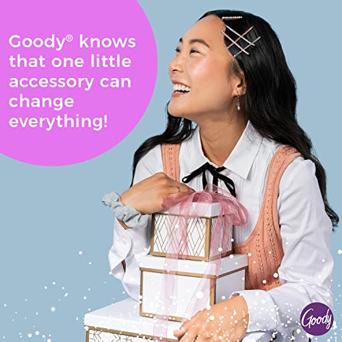 Goody Icy Holiday Scrunchies - 3 Count Shimmering Hair Accessories