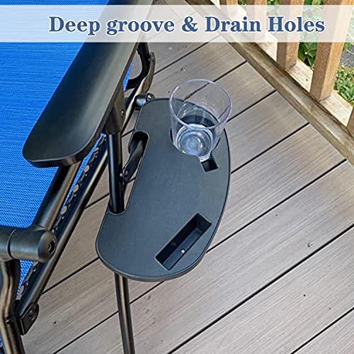 Zero Gravity Chair Cup Holder Tray with Phone Slot - Durable & Portable