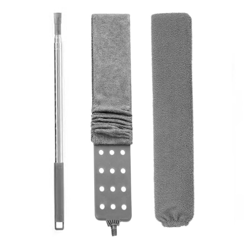 PLumeLux Retractable Gap Duster with 2 Washable Microfiber Cloths