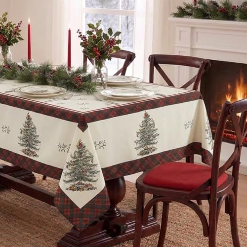 Spode Rectangular Tablecloth 70 x 52 Inches Holiday Festive Dining