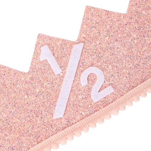 Rose Gold Birthday Glitter Crown Hat for Baby Party Photo Props