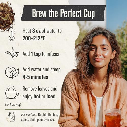 Numi Organic Rooibos Chai Tea - 100 Caffeine-Free Herbal Bags