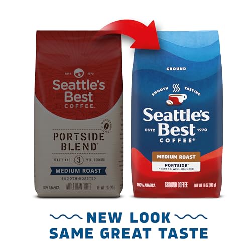 Seattle’s Best Coffee Medium Roast Ground Coffee Portside 12 oz Pack of 2