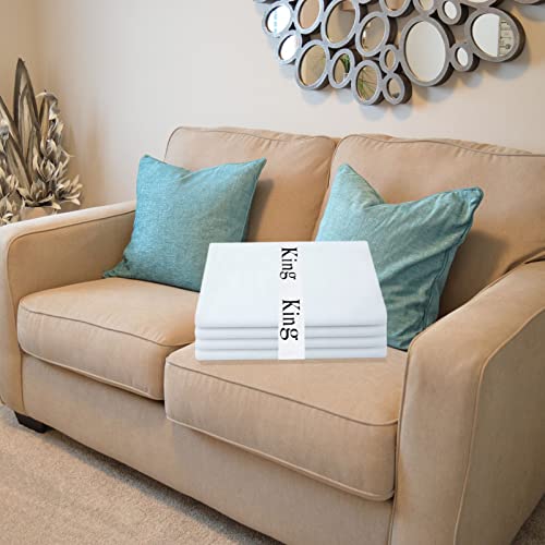 Maletnd King Bed Sheet Organizer Bands - 2 Pack Elastic Closet Storage Straps