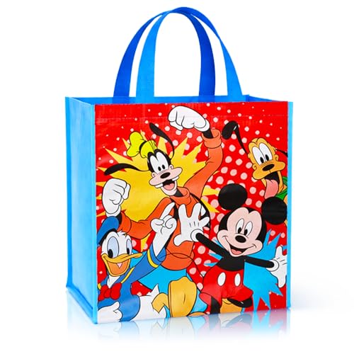 Disney Mickey Mouse & Friends Reusable Grocery Tote Bags - 2 Pack Set