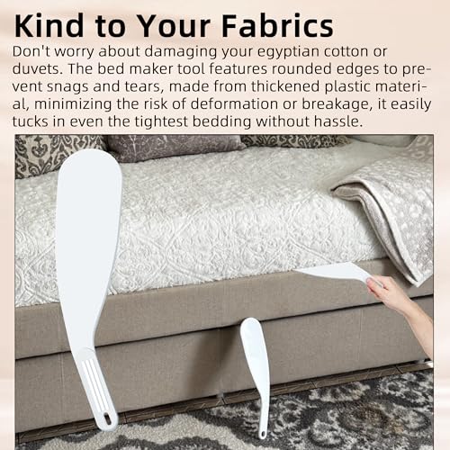 Calvana 14.5" Mattress Lifter Tool - 2-Pack for Easy Bed Making